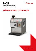 Spécifications techniques P-29