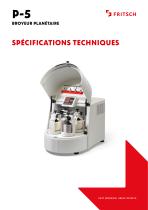 Spécifications techniques P-5