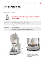 Spécifications techniques P-7-5