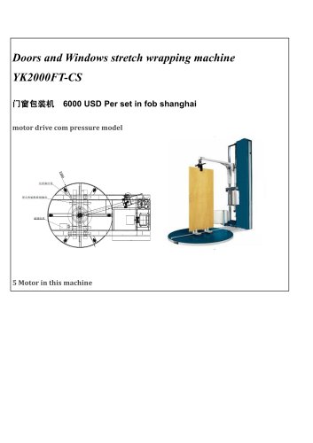 door window packaging machine manufacture in China