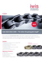 Cast steel chain C600 - "For when the going gets tough"