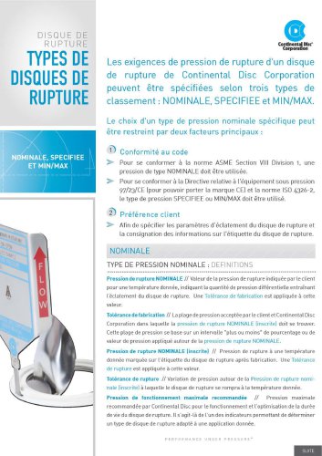 types se disques de repture