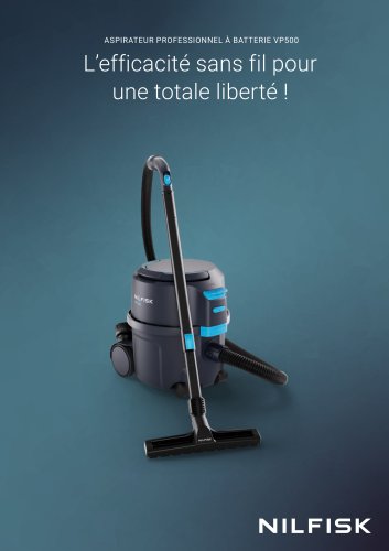 ASPIRATEUR PROFESSIONNEL À BATTERIE VP500