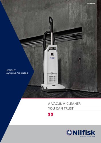 Upright vacuum cleaners