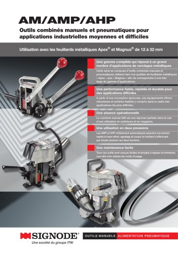 AM/AMP/AHP Outils combinés manuels et pneumatiques