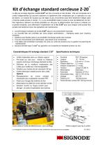 Kit d’échange standard cercleuse Z-20 - 2