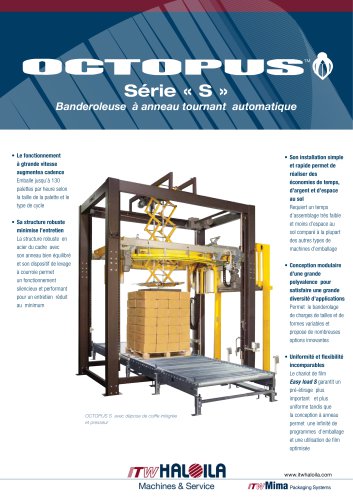 Octupus Serie S banderolage offrant Méthode de thermoscellage