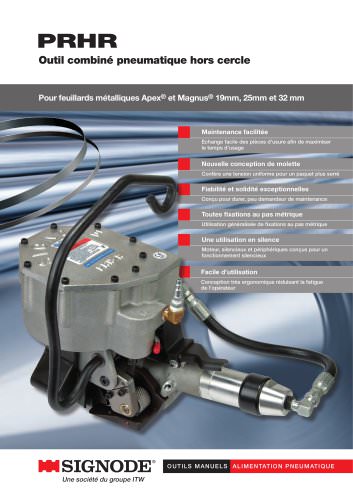 PRHR Outil combiné pneumatique hors cercle