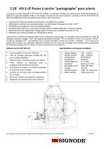 Z-20 HD-S-LP Presse à cercler “pantographe” pour scierie - 2