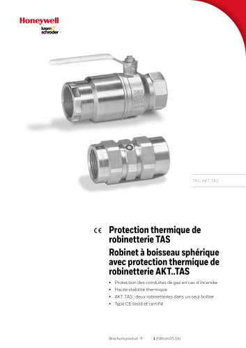 Protection thermique de robinetterie TAS