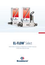 EL-FLOW Select Débitmètres massiques et Régulateurs de débit massique