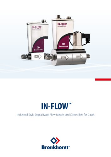 IN-FLOW Industrial Mass Flow Meters/Controllers for Gases
