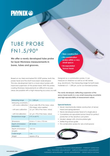 Tube Probe FN1.5/90°