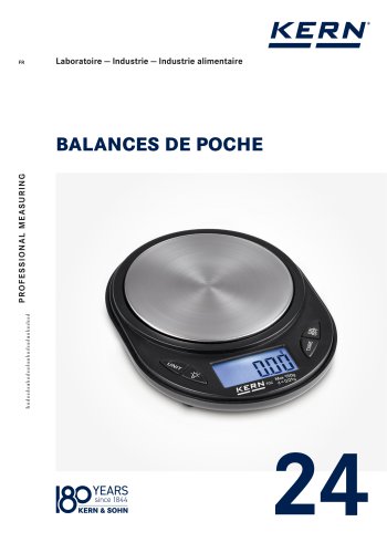 BALANCES DE POCHE