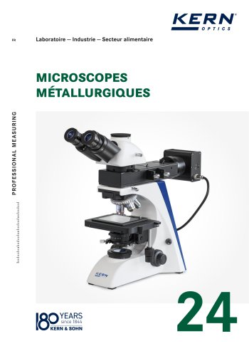 MICROSCOPES MÉTALLURGIQUES