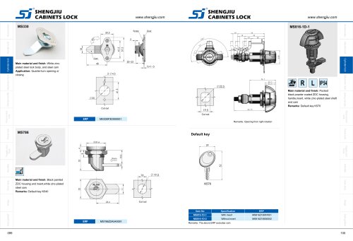 CABINETS LOCK MS330