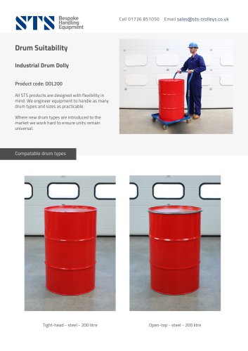 Drum Dolly-Drum Suitability Document