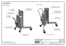 Drum Lifter - DTP05-R500-SS - Technical Drawings (Manual drum lifter DTP05-R500-SS)
