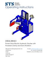 Drum Tipper - STE05-RRH01 - Instruction Manual (Drum tipping station STE05-RRH01)