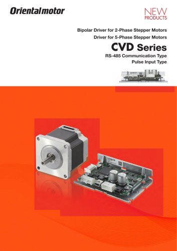 2-phase/5-phase Stepper Motors with Driver CVD Series