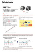 2-phase Stepper Motors with Encoder 1000 P/R PKP Series