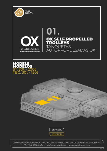 SELF-PROPELLED TROLLEYS OX-ST - OX-TBC