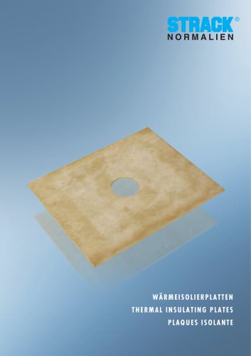 Thermal insulating plates