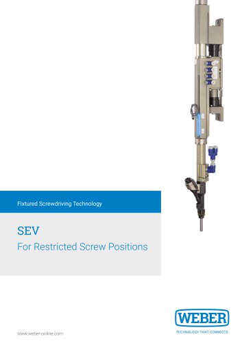 Electric Screwdriving Vaccum Spindle for restricted Screw Positions - SEV