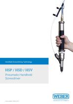 Pneumatic Handheld Screwdriver - HSPDV