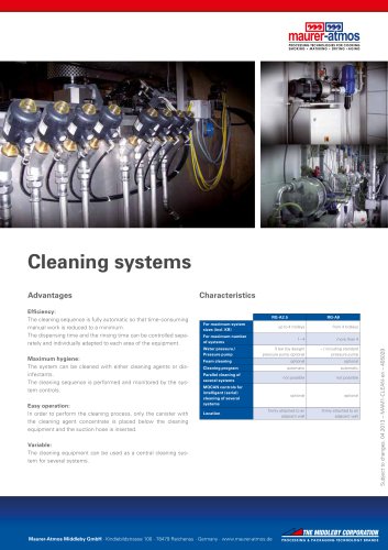 Cleaning systems