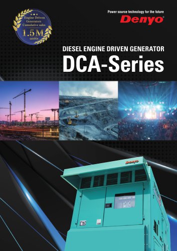 DIESEL ENGINE-DRIVEN GENERATOR DCA-Series