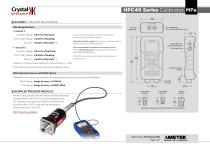 HPC40 Series Pressure Calibrator Datasheet MPa
