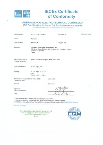 FPI IECEx Certificate