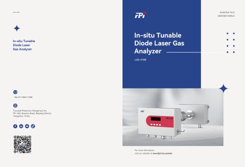 In-situ Laser Gas Analyzer LGA-4100