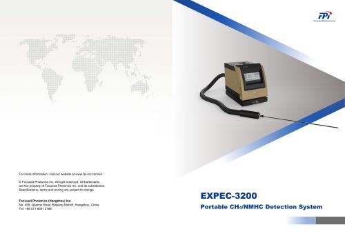 Portable CH4/NMHC Detection System