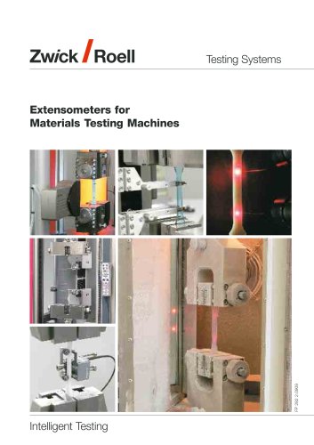 Extensometers for material testing machines