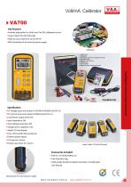 V&A Volt/mA Calibrator VA700 Measurement & Analysis Instruments