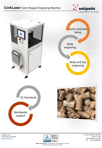 CorkLaser - Cork stopper engraving machine