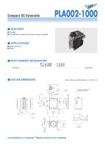 Compact DC Solenoids - PLA002-1000