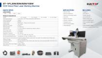 SUNTOP CCD Vision Fiber Laser Marking Machine ST-FL20V/ST-FL30V/ST-FL50V/ST-FL70V/ST-FL100V