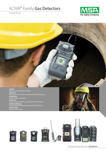 ALTAIR® Family Gas Detectors