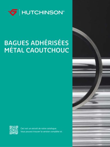 BAGUES ADHÉRISÉES  MÉTAL CAOUTCHOUC