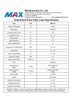 MFP-30 Q-switched Pulse Fiber Laser from Maxphotonics