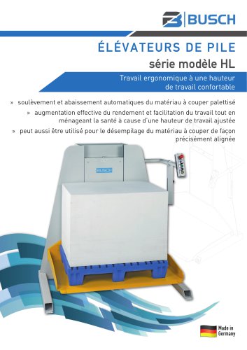 Elevateur de Piles BUSCH