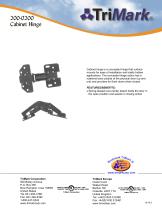 200-0200 Cabinet Hinge