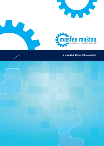 Masfen Machinery Pipe Extrusion Lines Catalog