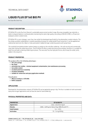 LIQUID FLUX EF160 BIO PV