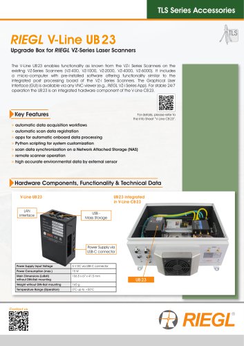 RIEGL V-Line UB23