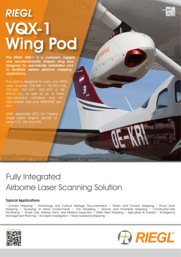 RIEGL VQX-1 Wing Pod