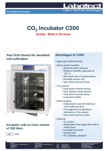 CO2 Incubator C200